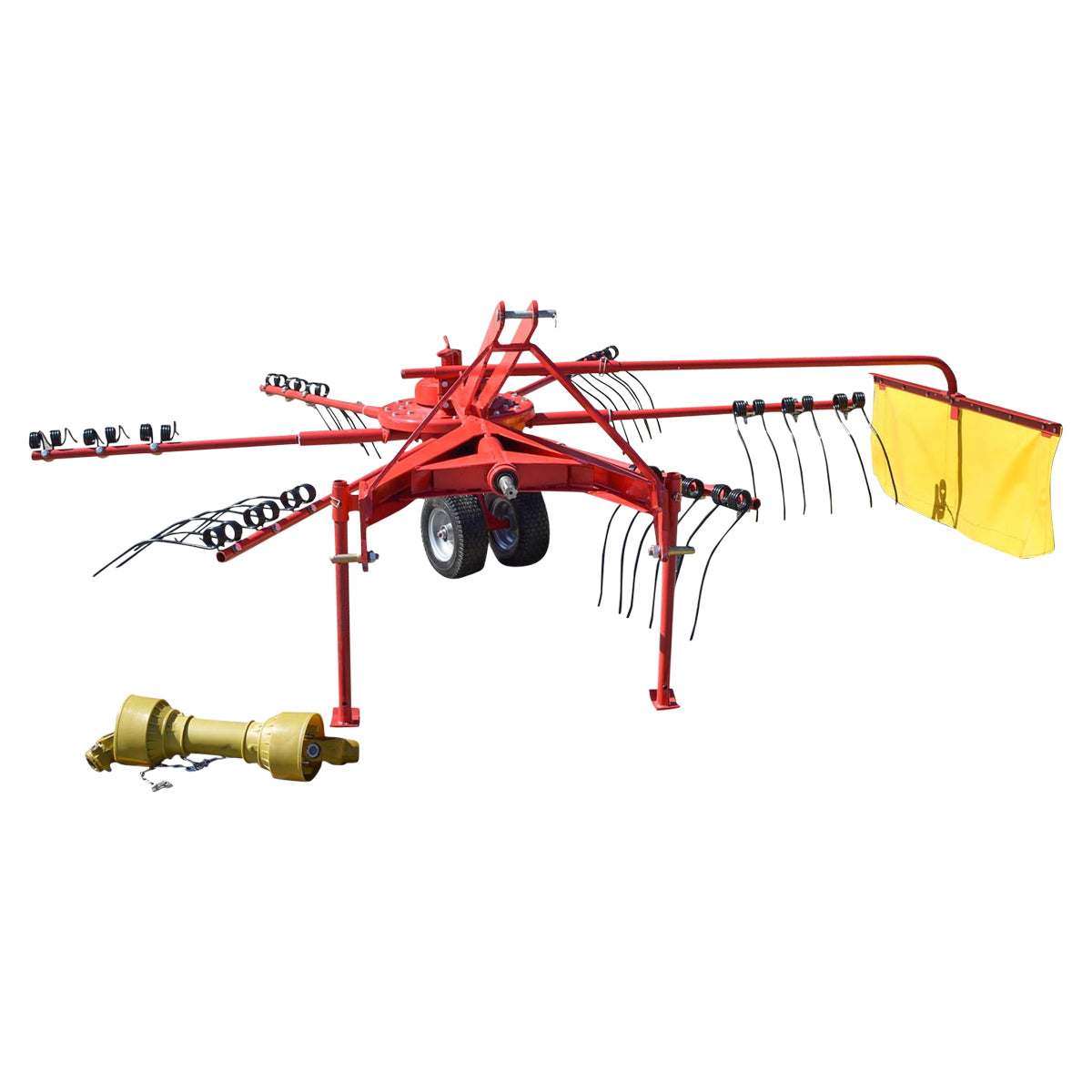 Rotary spider rake with a working width of 2.80m, required power 20-80HP with 6 arms, 280Kg Konig Traktoren
