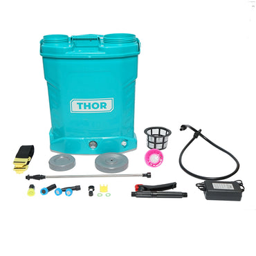 Electric sprayer pump, 20L tank, 12V/8Ah battery, 4 nozzles, flow rate 4 l/min, pressure 6.8 bar THOR