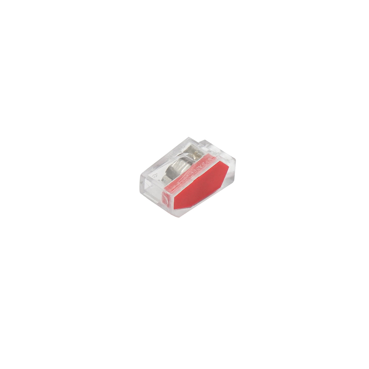 Quick connector for rigid conductor 24A 450V, 2 poles 0.75-2.5mm Leader