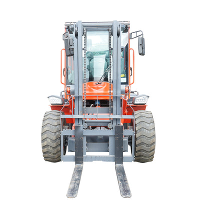 3.5T diesel forklift for rough terrain, 3M, 40KW, off road with 20.5/70-16 wheels