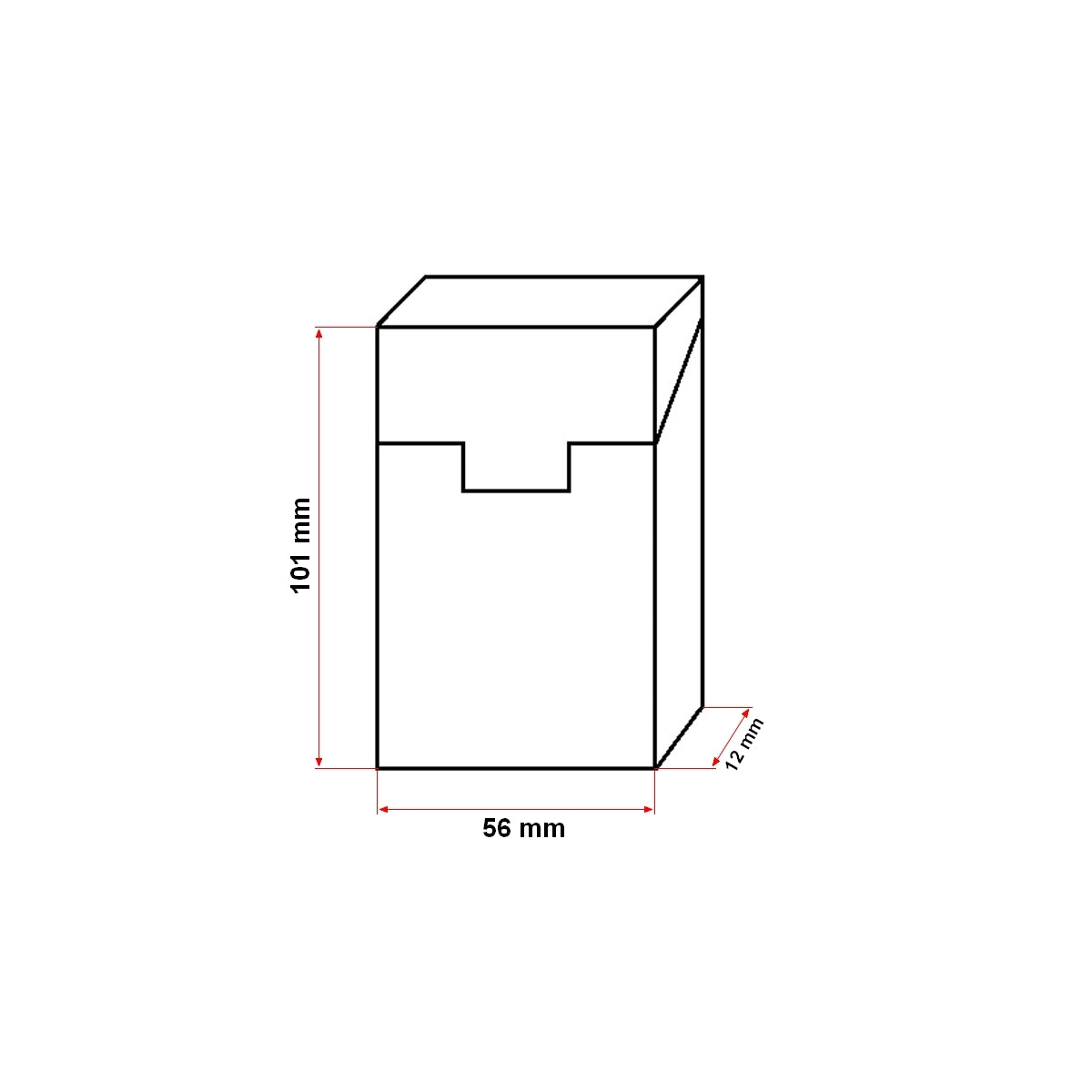 The red leather case for the P34 Breckner cigarette pack