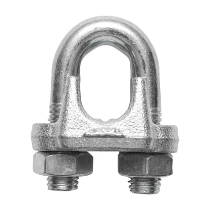 Zinc-coated clamp DIN 741-18 for 18 mm cable Breckner Germany