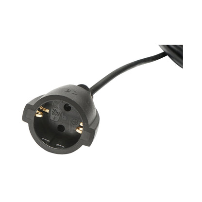 Garden extension cord 50m with Schuko plug and socket 3x1.5mm black 16A, 220V-250V Breckner Germany