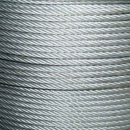 Steel winch cable 6x37 diameter 14mm with textile core, 50m/roll