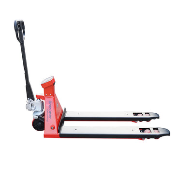 Manual pallet truck 2T with electronic scale and silicone wheel Breckner Germany