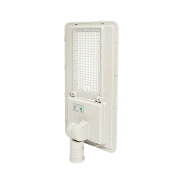 LED solar street light 180W, 6500K, IP65 with solar panel, motion sensor and pole mounting Breckner Germany