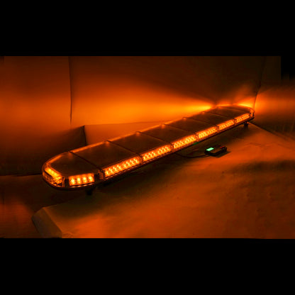 12-24V flashing light ramp with yellow light 1750x275x125mm Breckner Germany