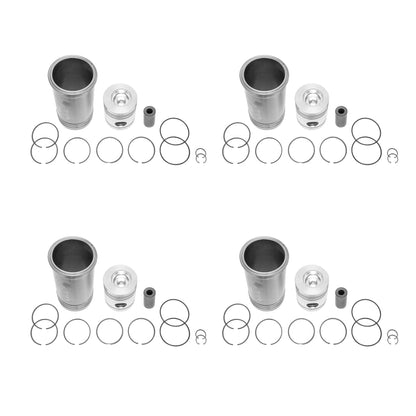 Complete U-650 engine set with cylinders, pistons, segments, bolts, bolt safety pins, and rings