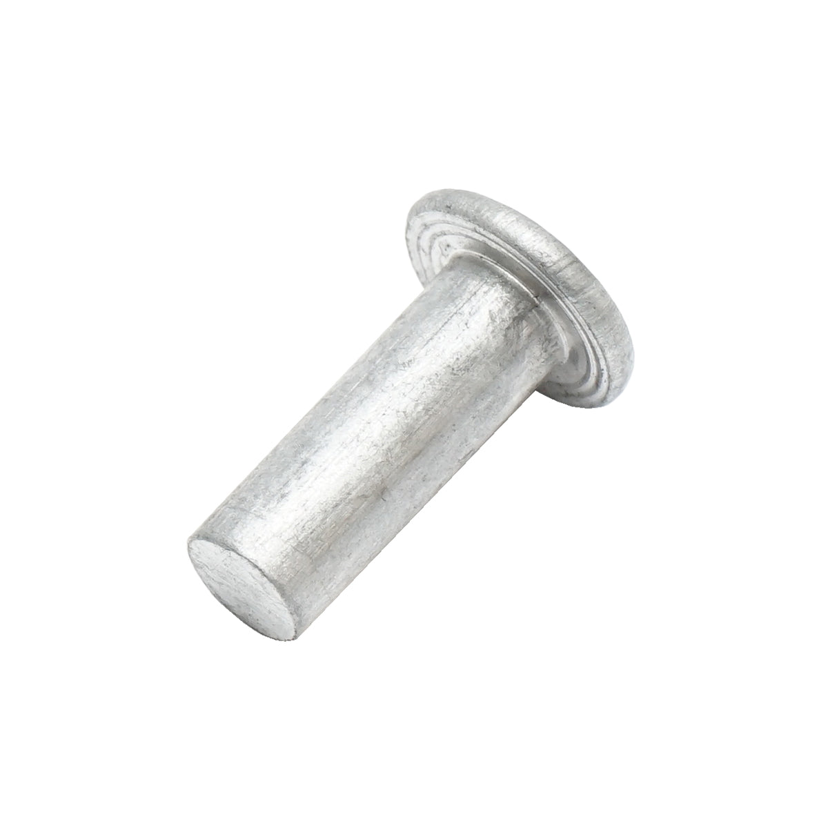 Solid aluminum rivet 4x8mm, head diameter 15mm