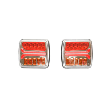 LED trailer light set 12-24V with magnet and wireless control Breckner Germany