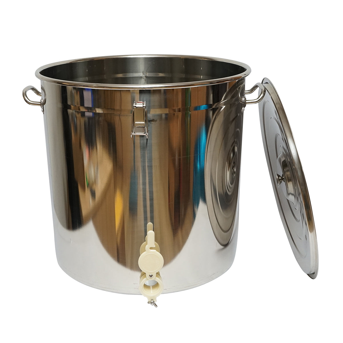 Stainless steel honey extractor with lid for 100Kg of honey