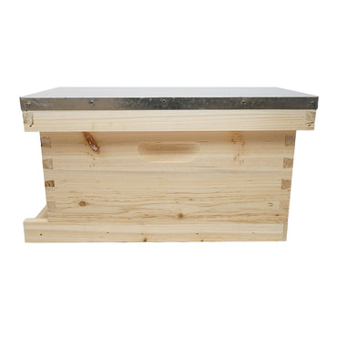 Horizontal wooden hive for bees, 5 frames, 505x230x245mm
