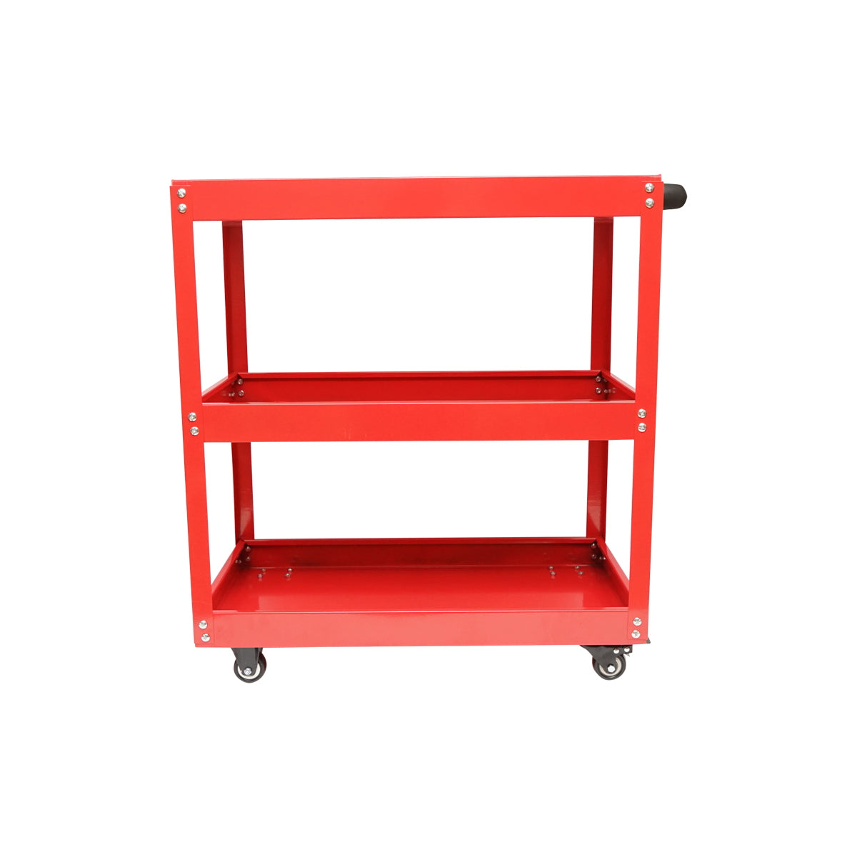 Metal cart on wheels with 3 shelves for tools 760x710x355mm