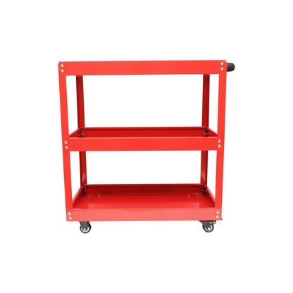 Metal cart on wheels with 3 shelves for tools 760x710x355mm