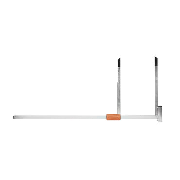 1000mm metal forest rake with wooden handle