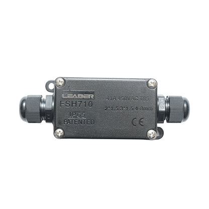 Sealed junction box with presets 41A 450V AC, 2 ways 4-8mm IP65 Leader