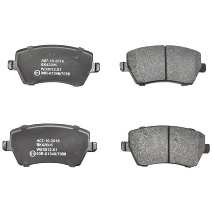 Brake pads without ESP for Dacia Duster, Dokker 4x2 7701208422