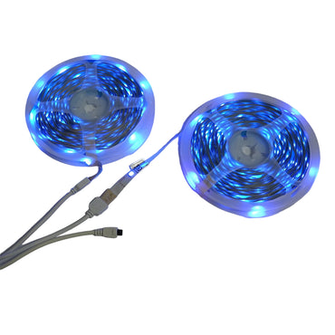 Smart LED strip 2x15m, 24V with remote control, voice control, Bluetooth, USB application, 30m RGB IP20 Breckner Germany