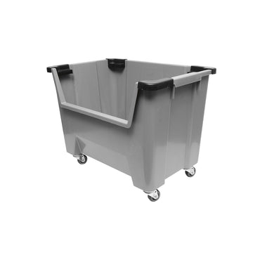 Mega storage box, modular, grey with wheels 530x330x395mm Breckner Germany