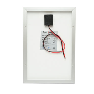 10W polycrystalline photovoltaic solar panel with connecting cable and maximum voltage 18V 350x240x17mm Breckner Germany