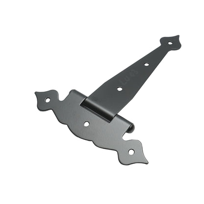 Decorative black hinge T8, 200mm
