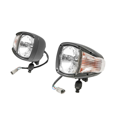 Set of headlamp type lamps with right and left signaling 24V HR-A-030 Breckner Germany
