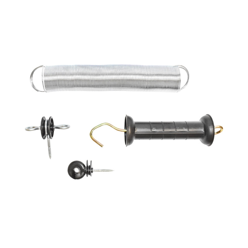 Set of gate handle with arch and electric fence insulators Mezofarm