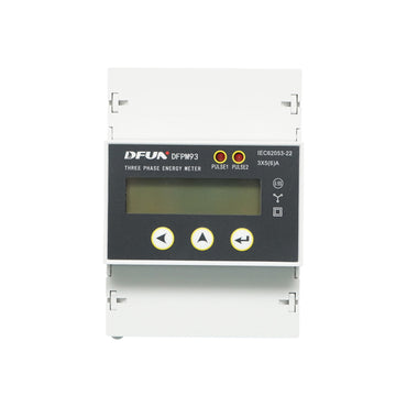 DFUN DFPM93 power relay, smart meter, three-phase 3x220-380V, 6400imp/Kwh with digital fuse, Split Core transformer 600V, 200A/5A, 50-60Hz