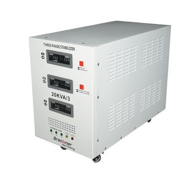 Automatic voltage stabilizer 20KVA, 16KW three-phase with servomotor Breckner Germany