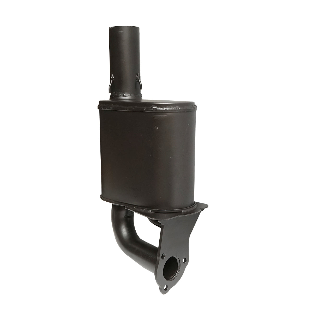 Exhaust muffler 240x150mm for JCB 3CXS-PC, 4CX-PC, 3CX, 215/3CX 15, 214e/3C 14, 215S/4CX 15, 214/3CX 14-PC, 3CX-T, 4CX, 3CXS OEM 128-H2997