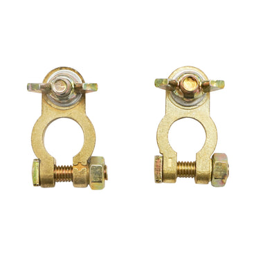 Breckner Germany copper battery terminals set