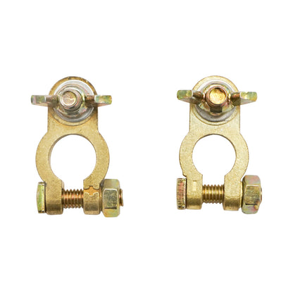 Breckner Germany copper battery terminals set