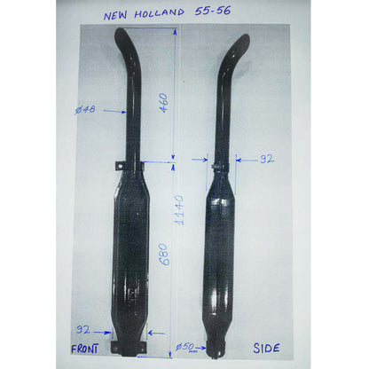 Exhaust muffler for New Holland 55-56