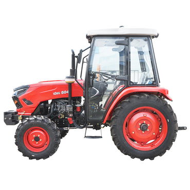 4x4 tractor with cabin, 50HP, wheels 7.50-16/11.2-28 series 504