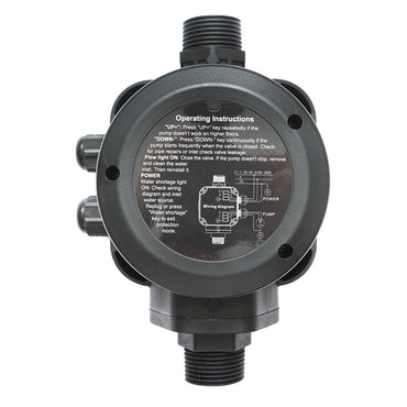 Automatic electronic pressure switch 2.2KW, 220V for water pump, manually adjustable pressure max. 15 bar, HYDROCALL-2200M