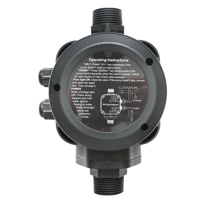 Automatic electronic pressure switch 2.2KW, 220V for water pump, manually adjustable pressure max. 15 bar, HYDROCALL-2200M
