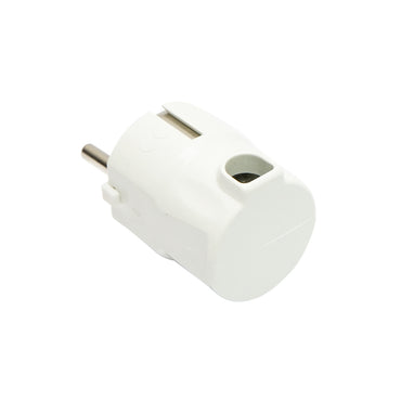 Schuko plug with grounding white 16A, 250V Breckner Germany