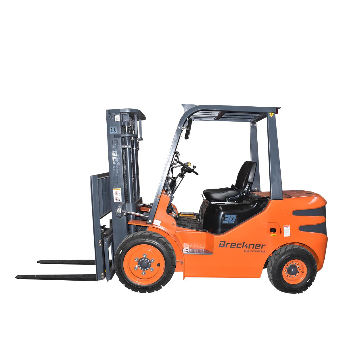 3 Ton Forklift with lateral translation, 1070mm duplex, lifting height 3m