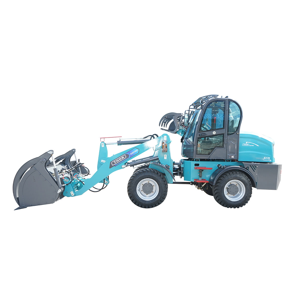 Electric front loader, WOLA 2T, 120V, bucket 0.6m3