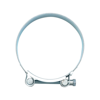 Force collar, galvanized metal clamp with screw W1 for hoses 113-121mm Breckner Germany