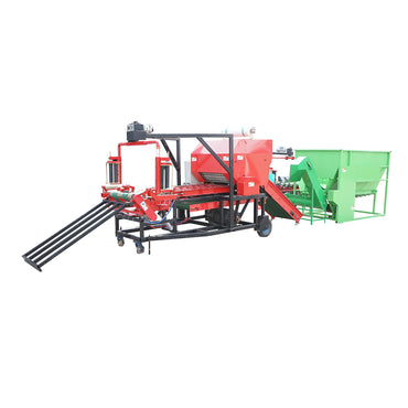 Electric wrapping and baling press 380V with foil 330mm and net 720mm