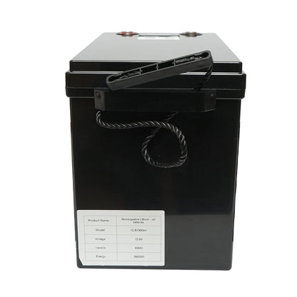 Li-ion LifePo4 Battery 12.8V, 300Ah (deep cycle) with BMS, LCD display and temperature protection Breckner Germany