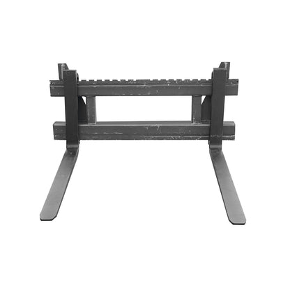 Set of fork lift tines for pallets 80x40x1070mm complete with frame