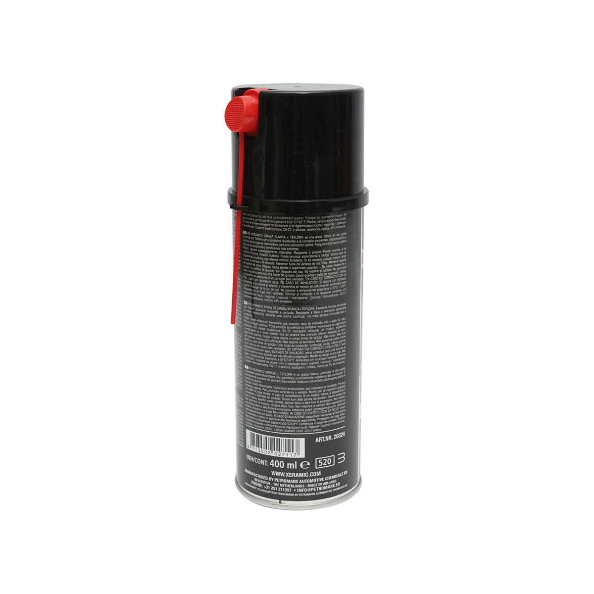 White vaseline spray with Teflon 400ml Xeramic