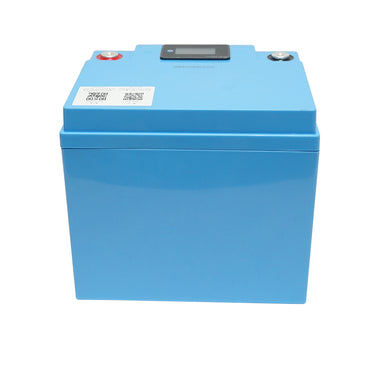 Li-ion LifePo4 Battery 12.8V, 50Ah with BMS, Bluetooth, LCD display and temperature protection Breckner Germany