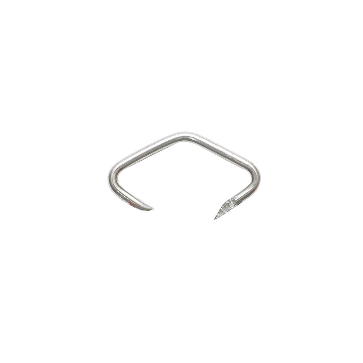 Set of 100 nasal rings made of wire for pigs 35mm