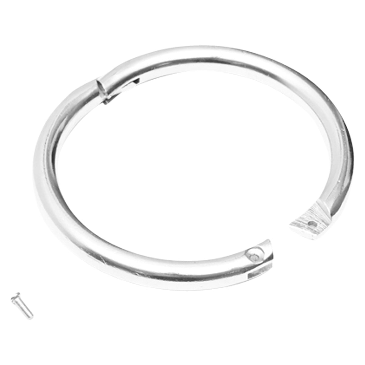 Metallic nasal ring for cattle, ruminants with screw fixation Breckner Germany