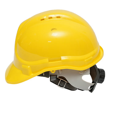 Adjustable ventilated helmet 51-63cm yellow