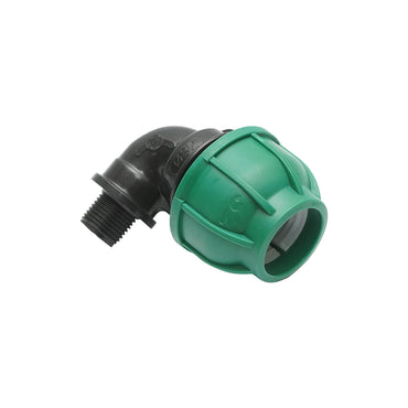 Compression fitting with external thread D32mmx1/2 inch, PN10 Bar for irrigation systems