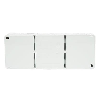 Triple socket applied for 16A, 250V with protective contact and transparent cover IP44 Breckner Germany